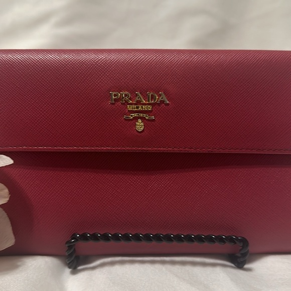Prada saffiano leather long wallet - Picture 3 of 14